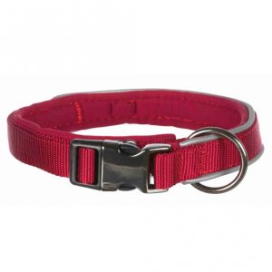 Trixie Experience Halsband - weinrot - M-L