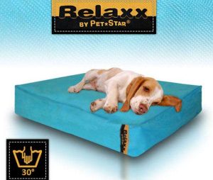 Pet-Star RELAXX Kissen - Eckig, 65 x 85 cm - Hellblau