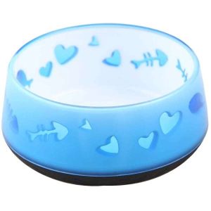 All for Paws Katzennapf Cat Love Bowl - Blau