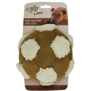 All for Paws Soccerball mit Lammfell - Large – Bild 3