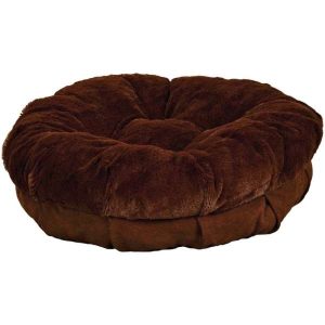 All for Paws Kuschelbett für Hunde & Katzen - braun - Small 48 x 48 x 10 cm