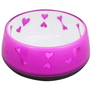 All for Paws Hundenapf Dog Love Bowl - Pink - 300 ml