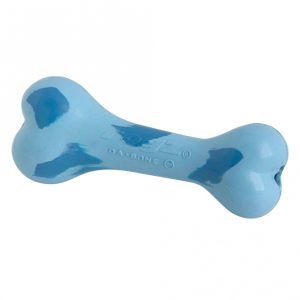 ROGZ DA BONE Welpenknochen, 14 cm - befüllbar - hellblau