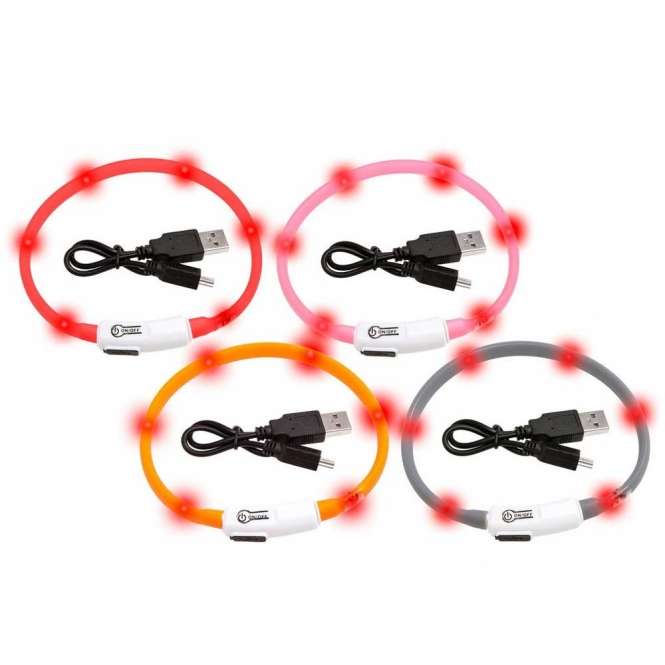 Karlie Visio Light Cat LED-Schlauch mit USB - Rot – Bild 2
