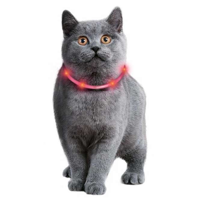 Karlie Visio Light Cat LED-Schlauch mit USB - Rot – Bild 3