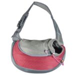 EBI Fronttasche Sarah Crazy Paws - Bordeaux - M - 34x19x47,5cm - max. 5kg