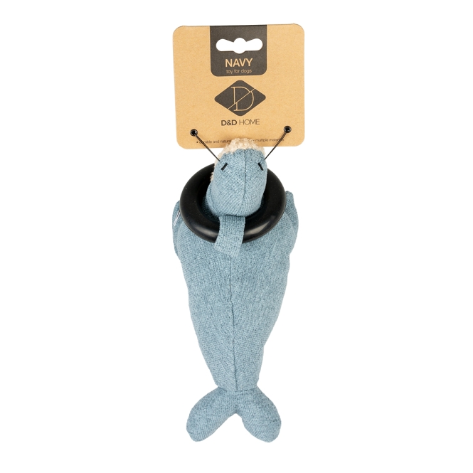 D&D Hundespielzeug Navy Chenille - blau – Bild 2