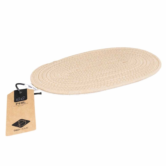 D&D Napfunterlage Phil - Beige - 55 x 32 cm – Bild 2