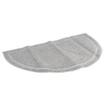 Duvoplus Toiletten-Vorleger halbrund - grau