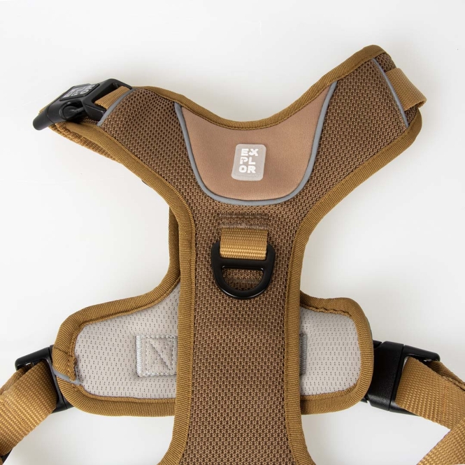 Duvoplus EXPLOR Ultimate Fit No-Pull-Geschirr - honey gold - S - 35-45cm - 40-52cm – Bild 3