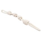 Duvoplus ECO Baumwollseil mit 2 Schlaufen - weiß